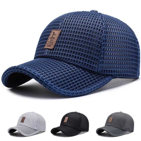 

2020 new women men hat solid breathable outdoor protection hat wild baseball sports caps gorra baseball cap sun casquette, Blue;gray