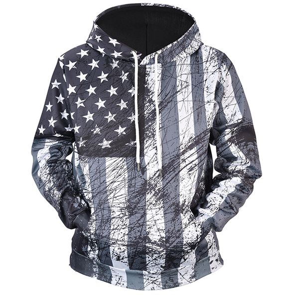 

mens 3d printed graffiti pullover blouse long sleeve hooded sweatshirt funny mens clothing colorful hooded pullover c0409, Black