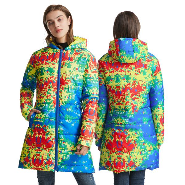 

plus size womens parkas jackets fashion slim casual hooded long hooded warm down winter womens coat, Black