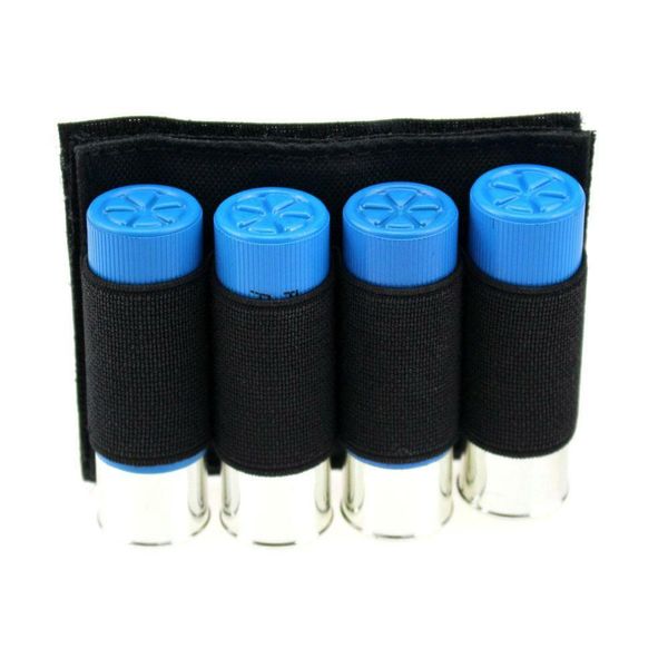 

hunting molle magazine pouch airsoft hunting stick sgun shell ammo carrier holder 4 round 12ga 20ga with hook loop