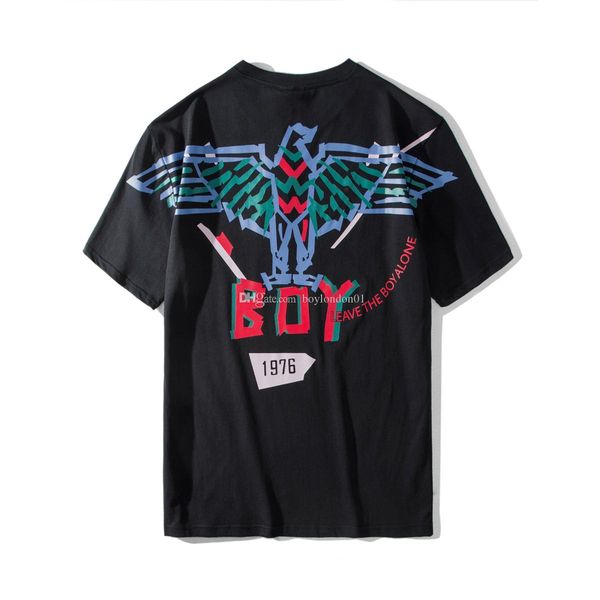 

boy london мальчик лондон мужские короткие рукава дизайнер мужчины женщины высокого качества by тенниска способа роскошная boy тройники s-3x, White;black