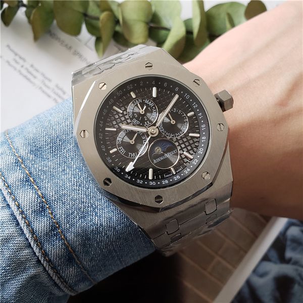 

2020 мужские часы колокол приборы росс moveme нт хронограф мужской мужчины лодки тег часы ap7, Slivery;brown