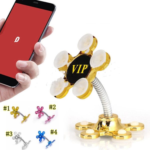 

sucker stand phone holder 360 degree rotatable magic suction cup mobile phone holder car bracket smartphone tablets holder fa2975