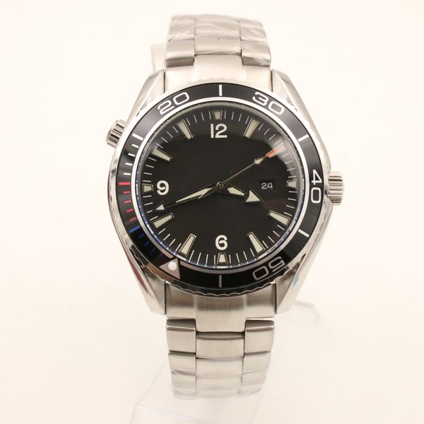 

2020 new luxury men watch black dial white stainless belt hollow whatches white stainless co-axial pointer watches fashion wrist watches, Slivery;brown