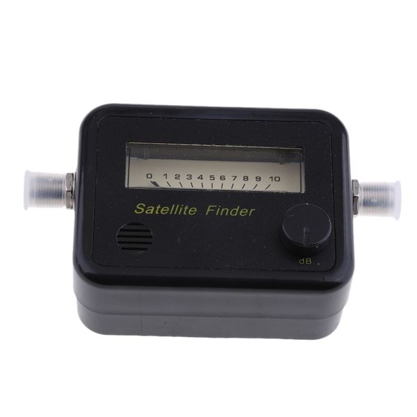 

13v~18v satellite finder with analog meter for direc tv js-sf01 easily calibrate the optimum signal,black