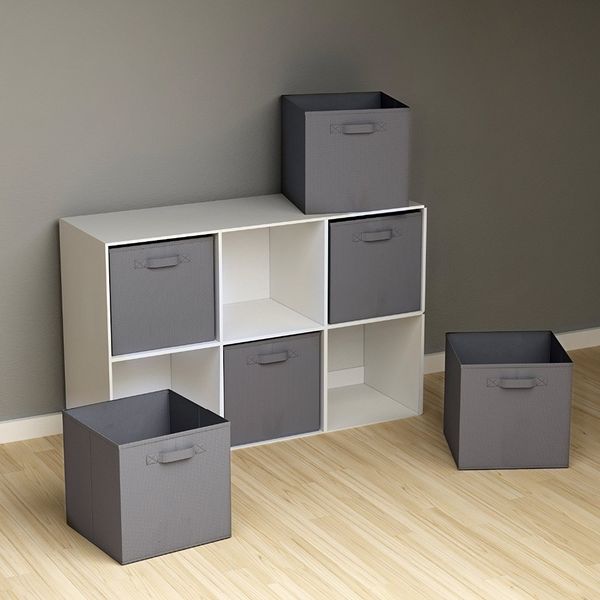 2019 Folding Non Woven Fabric Storage Box Closet Cubes Bins