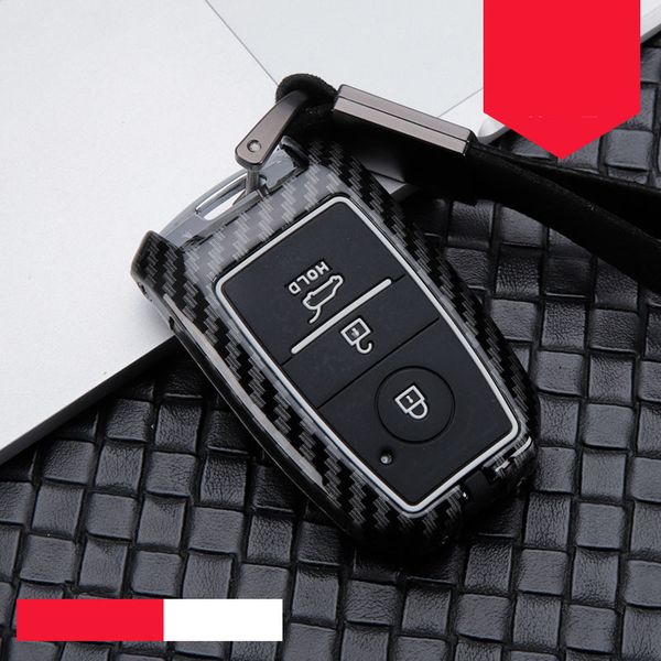 

zinc alloy silica gel car key case for kia cerato sportage ceed sorento k900 stinger rio k4 k5 optima 2015-2018 car accessories