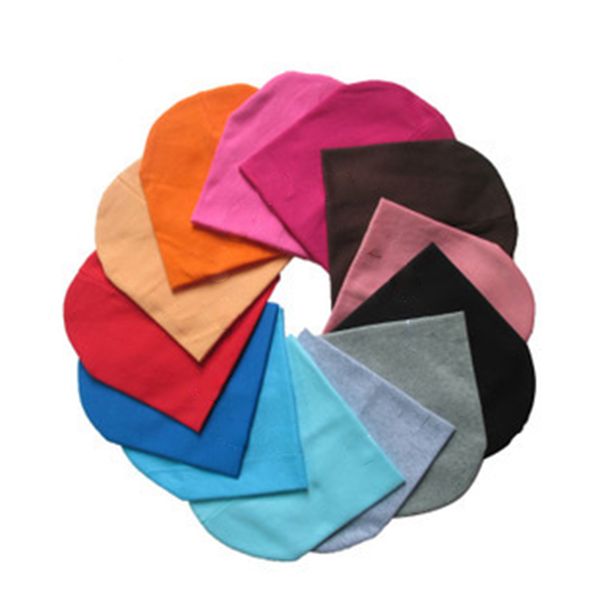 

kids hat cap candy solid colors boys girls baby beanies hats cotton born baby hat toddler infant caps new high quality, Yellow
