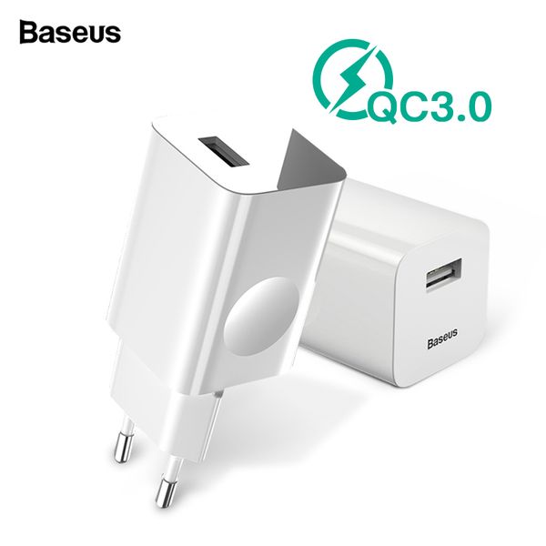 

baseus 24w quick charge 3.0 usb charger ac adapter for wireless charger travel mobile phone charger for iphone x 8 samsung s9 s8