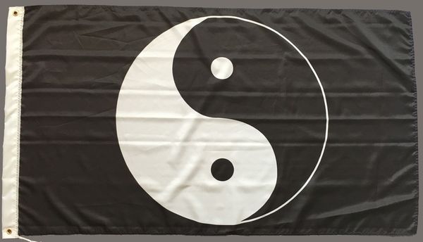 Tai Chi Fish Пиратский флаг Баннер 90x150cm высокого качества Promotion Реклама висячие 100% полиэстер, бесплатная доставка