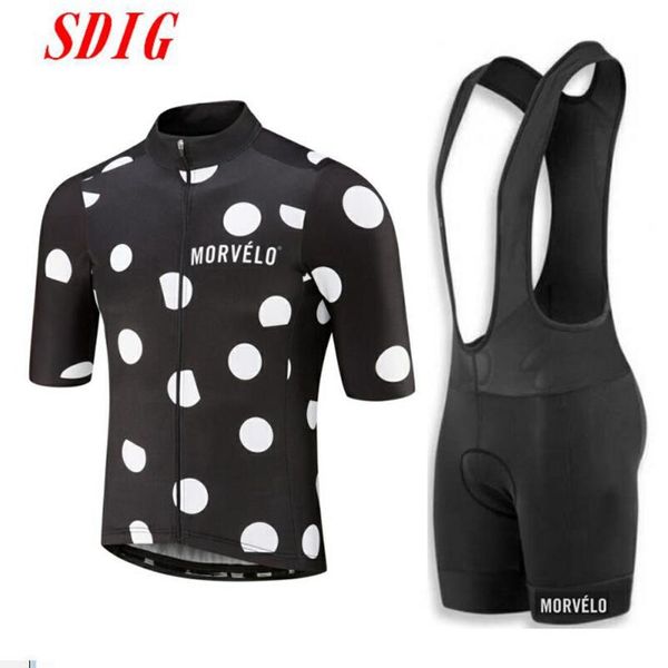 

белый горошек 2020 дышащего лето велоспорт лучших шорты комплект любительского соревнование задействуя джерси и нагрудник короткого костюм в, Black;blue