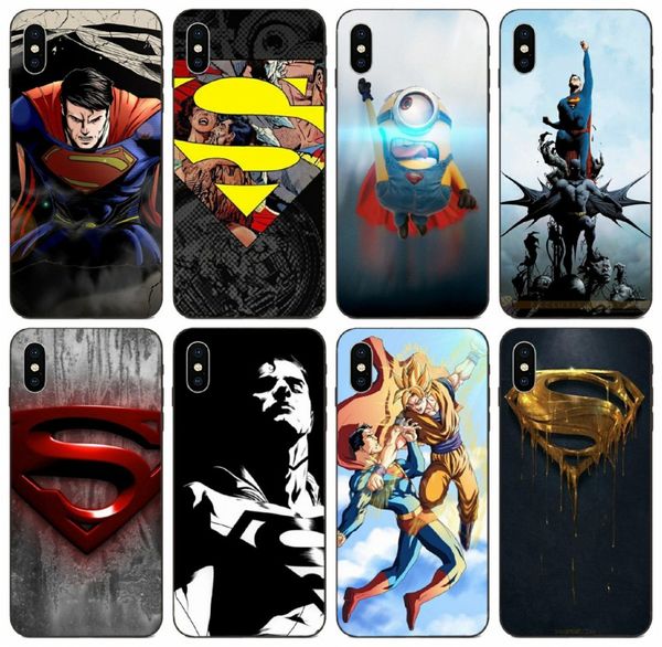 

[tongtrade] superman case for iphone 11 pro x xs max 8 7 6s 6p 5s 5p samsung a3 s10 s20 huawei mate 20 10 y9 prime lg g5 g6 q60 cover case