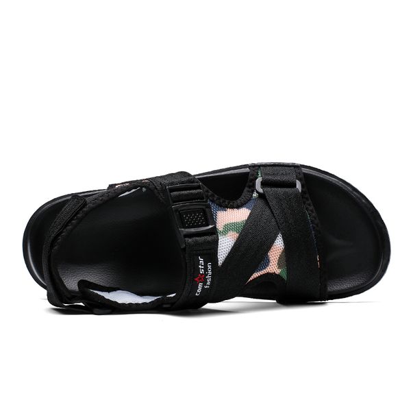 

summer casual mens sandals man buckle sandal men sandalias hombre sandale homme sandles 2020 sandaki heren sandalen big size 49 mx200617, Black