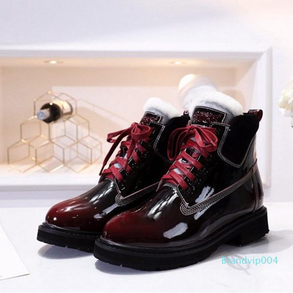

women winter velvet boots size 35-45 wsj000 gradient high warm shoes t6610, Black