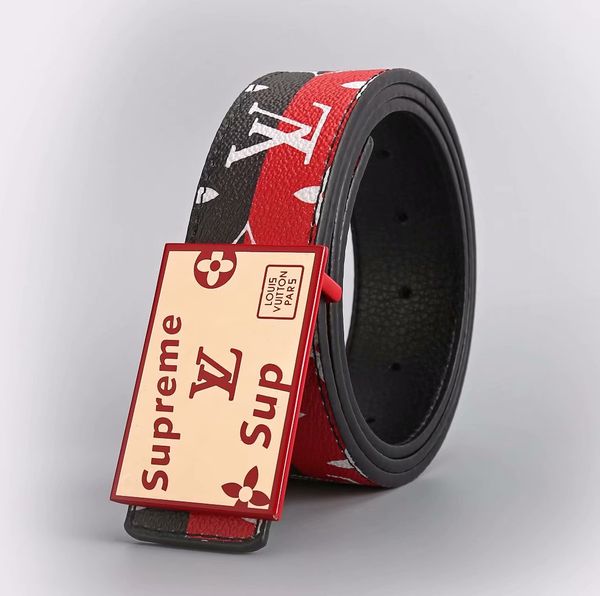 

2019 new designer automatic buckle cowhide leather men belt fashion luxury belt for women designer belt high quality, Black;brown