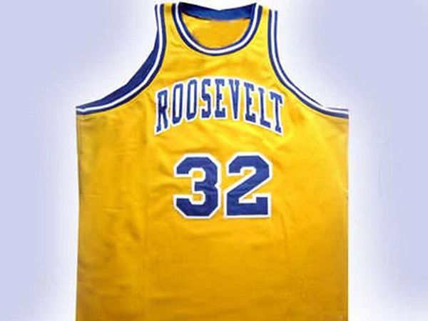 

#32 julius erving roosevelt high school retro stitched sewn basketball jerseys customize any number and nam xs-6xl vest jerseys, Black;blue