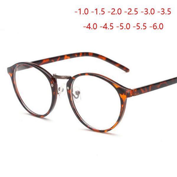 

retro round eye glasses men women ultra light myopia eyeglasses myopia glasses finished -1 -1.5 -2 -2.5 -3 -3.5 -4 -4.5 -5 -6, Black