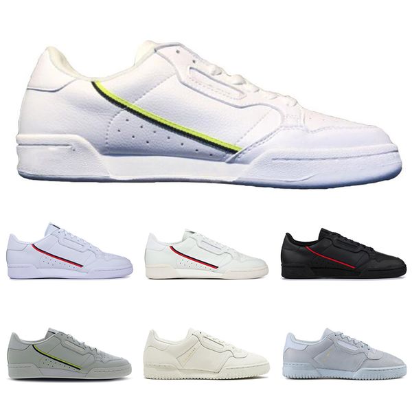 

2020 powerphase calabasas continental 80 casual shoes core black white pink grey women men trainer discount sports sneakers size 36-45
