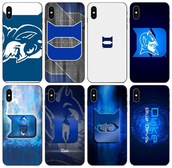 

[tongtrade] sports ncaa duke blue devils logo case for iphone 11 pro x xs max 8s 7s 6s 5s 4 galaxy a7 huawei nova 5t htc desire 12 plus case