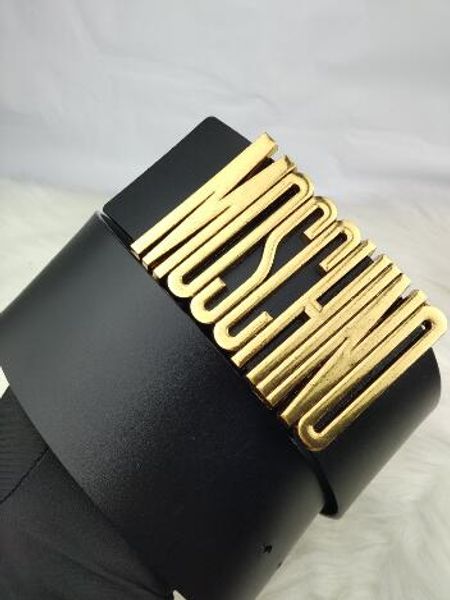 

large belt letter buckle belt with smooth metal design men and women wear new men and women wear brand, Black;brown