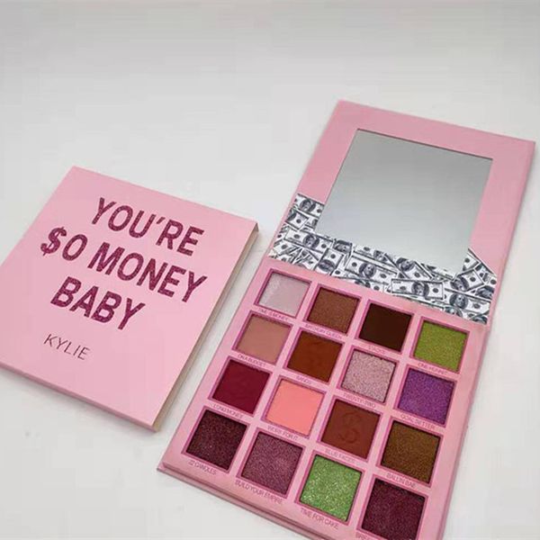 

pressed powder eye shadow palette 16colors shimmer matte eye shadow brand ky long lasting eyeshadow you're $0 money baby