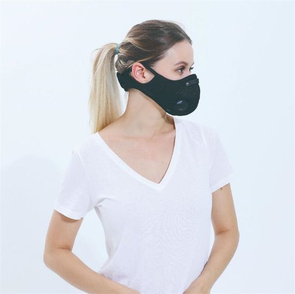 

mask 5 layer pm 2.5 dustproof mask core replacement mask only #qa405, Black