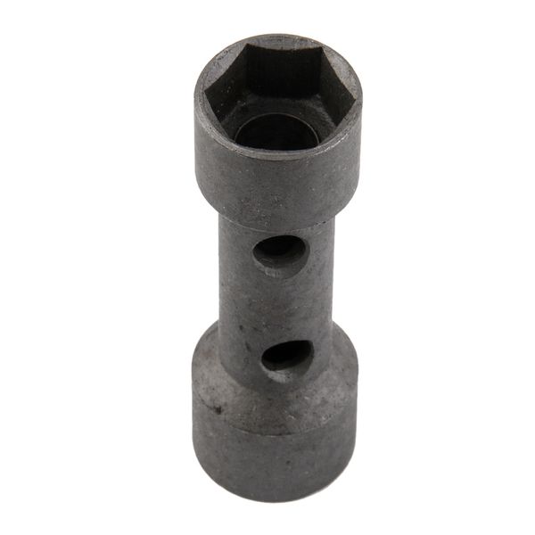 

generic double end spark plug box spanner hex socket repair tool 19mm 21mm grey