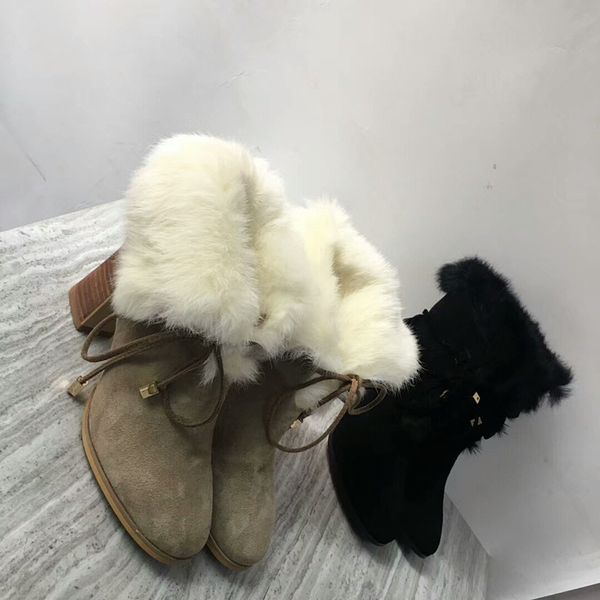 En Caoutchouc À Talons Confortable Classe Épais Acheter Lapin Résistantes Souple En L'usureSemelle Véritable À En Bottes D'usure Bottes Et gv7Yyb6f