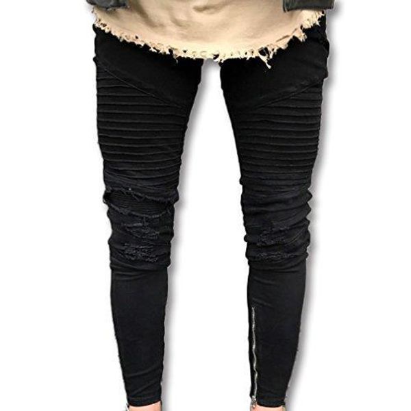 

just нет логотипа мужские разорванные разрушенные джинсы light blue denim брюки