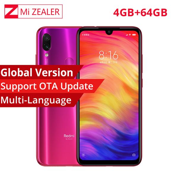 

Global ver ion xiaomi redmi note 7 4gb 64gb napdragon 660 octa core 4000mah 6 3 quot 2340 1080 48mp 5mp cellphone dual camera