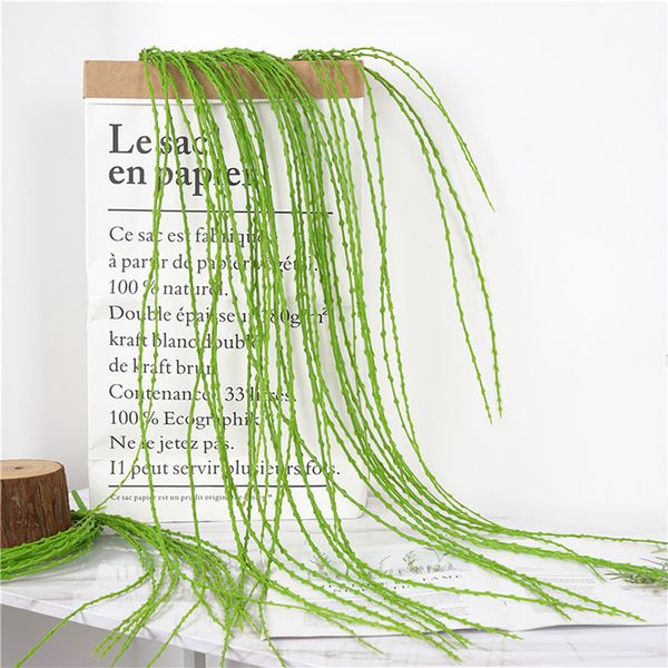 

diy artificial green plant wall rattan hanging weeping willow wedding l decoration fake flower home decoration willow bud