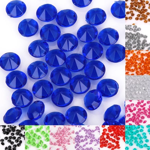 

100pcs/set 4.5mm wedding crafts diamond confetti table scatters clear crystal events party festive accessories ss16 4.0~4.5mm