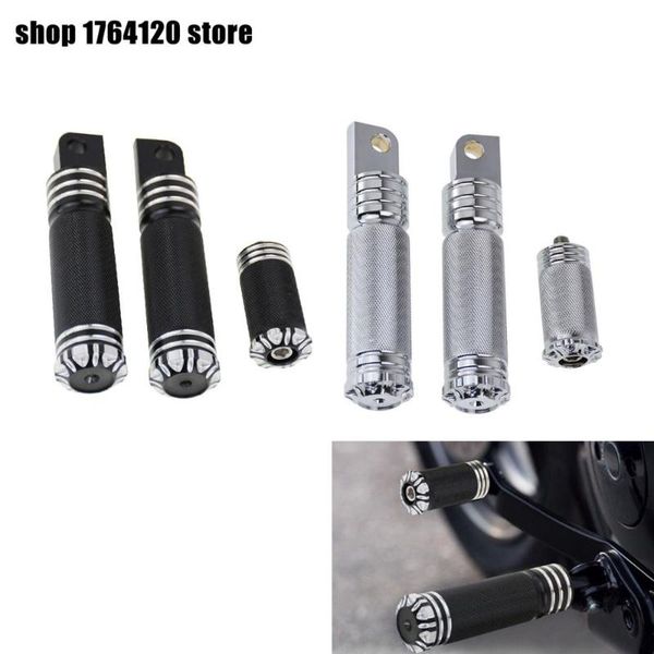 

motorcycle black chrome foot rest pedal footpeg pedal shifter for sportster xl883 1200 touring softail dyna fat bob fxdf