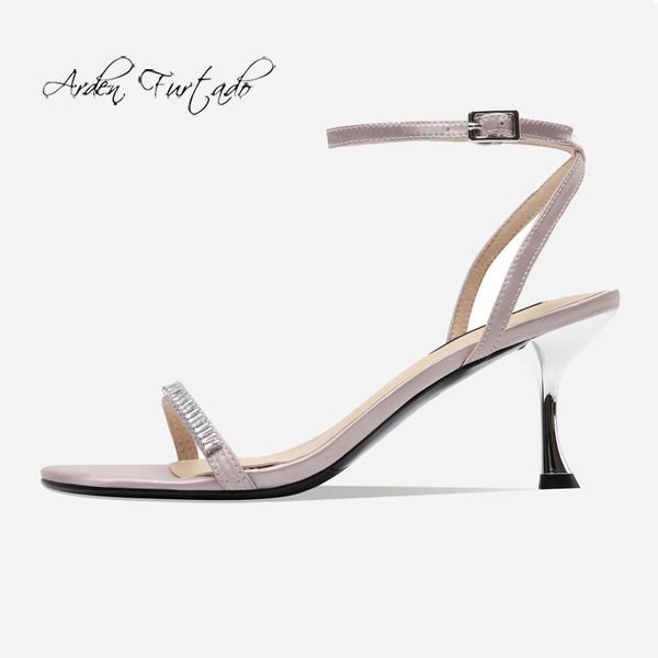 

arden furtado летняя мода женская обувь выросли красные classics элегантная пряжкой ремешок партии обувь narrow band открытым носком сандали, Black