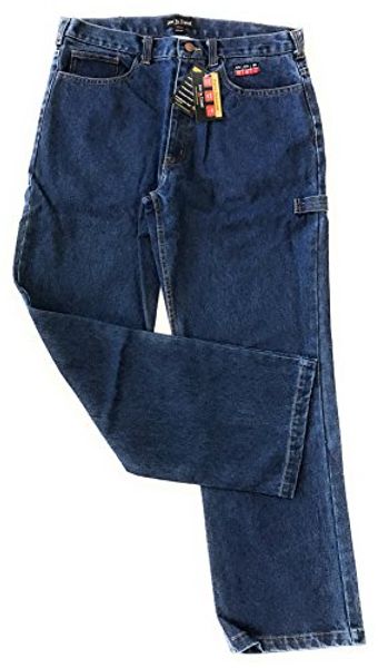 

just in trend flame resistant fr denim jeans - 100% c, Blue