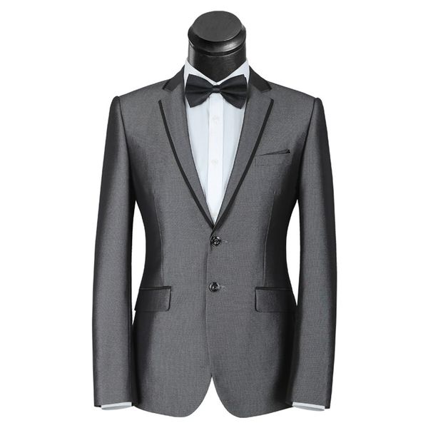 

suit jackets wedding jacket men's suit male occupation business suits slim groomsman men jacketsuits tuxedo men blazer dress, White;black