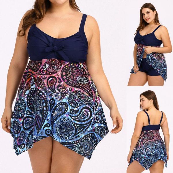 

2020 fashion vintage swimwear plus size cute ethnic style camisole women swimsuit lady comfy beachwear new summer, Black;white