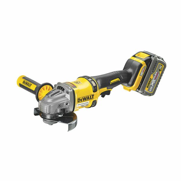 

Dewalt dcg414t2 gb 54v 6 0ah li ion xr flexvolt 5 quot cordle angle grinder