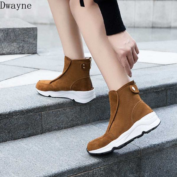 

2020 new korean fashion wild thick bottom plus velvet warm boots children, Black