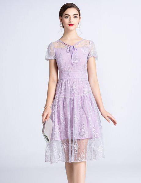 

embroidery women dress sheer v-neck cocktail party dresses 05hx946, White;black