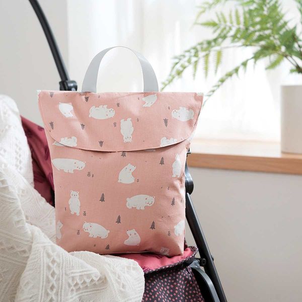 

23x28cm детские новорожденный полиэстер водонепроницаемый wet сухой мешок infant ткань пеленки подгузник сумка многоразового путешествия на