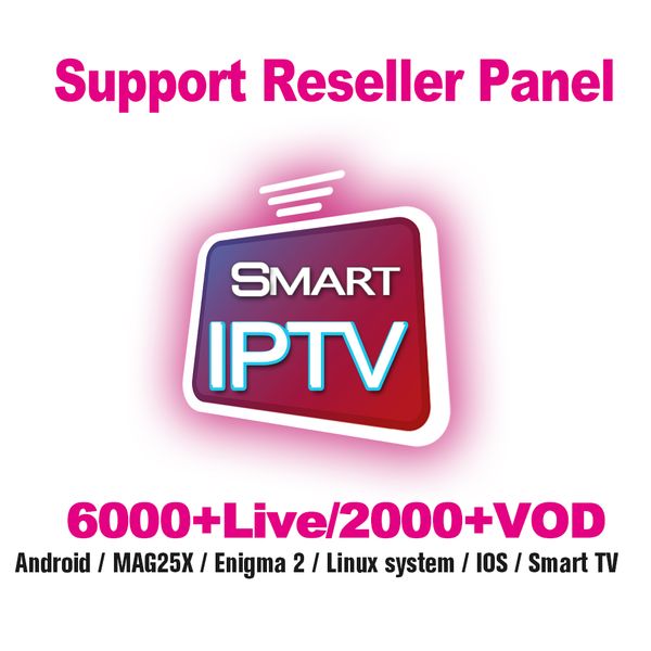 

World IPTV Subscription Server Smart TV Android App MAG Device 6000+ Live channels 2000+ VOD 1 Year Subscription With 24 Hours Test