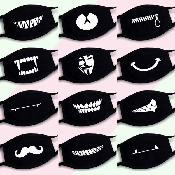 

cartoon lovely cotton masks festive party respirator keep warm cotton cute bear mask camouflage anti dust mouth muffle respirato