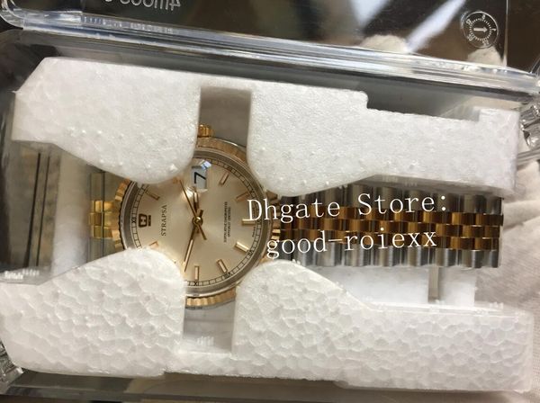 

luxury 36mm white mens watch ar factory 904l steel gold automatic cal.3135 men 116233 datejust perpetual jubilee bracelet 116231 eta watches, Slivery;brown