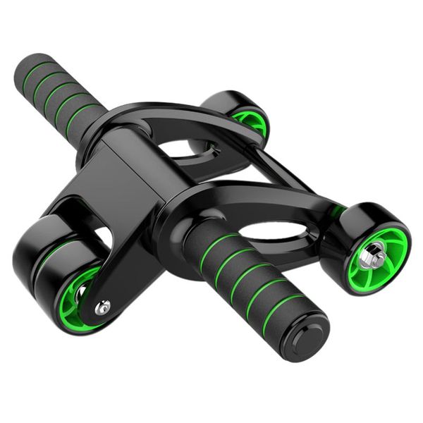 

folding abdominal wheel abdomen wheel roller home fitness equipment men and women training device with knee pad