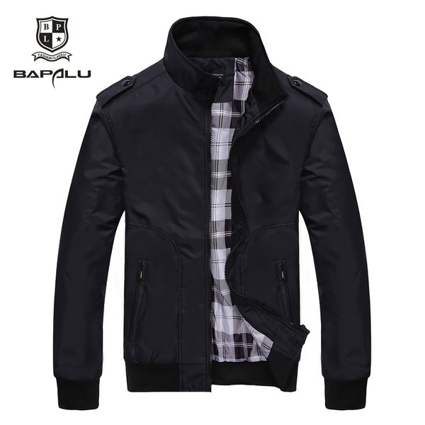 

spring fall new jacket men fashion casual loose mens jacket sportswear bomber mens thin jackets coats, Black;brown