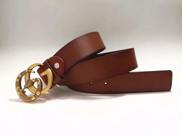 

Горячие продажи новых Мужские женские черный пояс Натуральная кожа Деловые ремни Чистый цвет пояса змеи шаблон пряжки ремня для подарка