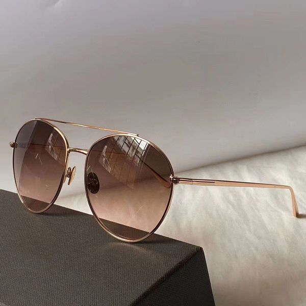 

women pilot sunglasses cleo 757 rose gold pink shaded fashion glasses gafas de sol de with box, White;black