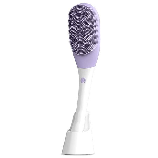 

electric silicone shower massage brush 39 c bath brush silica gelwaterproof body brush removes dead skin and toxins