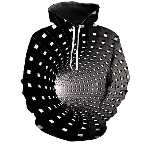 

3d sweatshirt hoodies pop punk hip hop dizzy arts women men pullovers outerwear loose hooded, Black